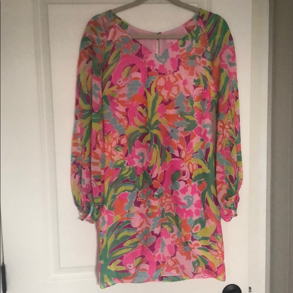 Lilly Pulitzer Long Sleeve Dress Sz 0
